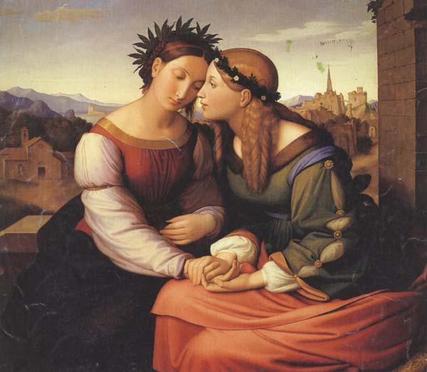 Friedrich overbeck Italia and Germania (mk45)